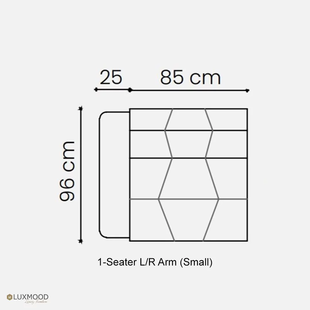 Diamond Arm Rest Piece