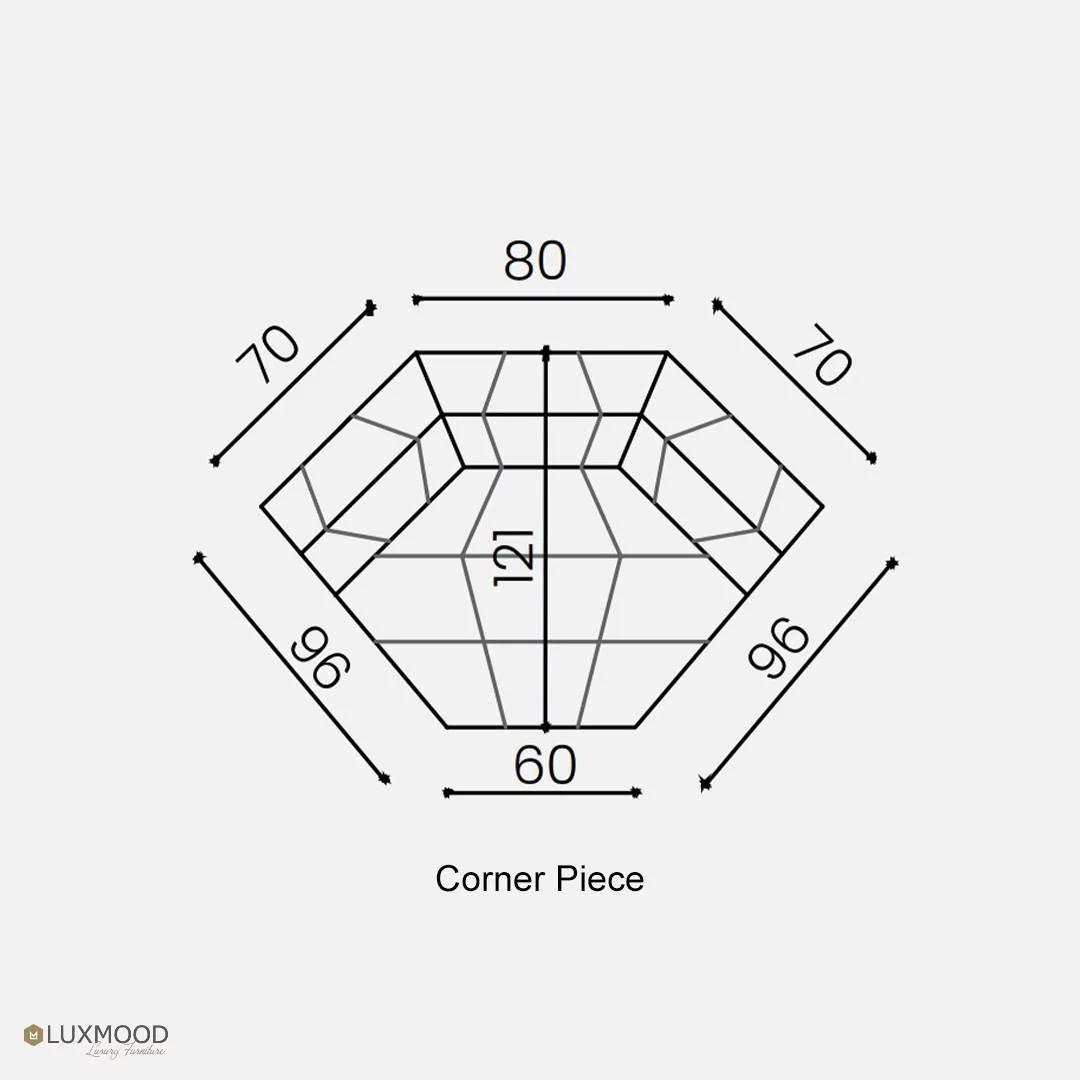 Diamond Corner Piece